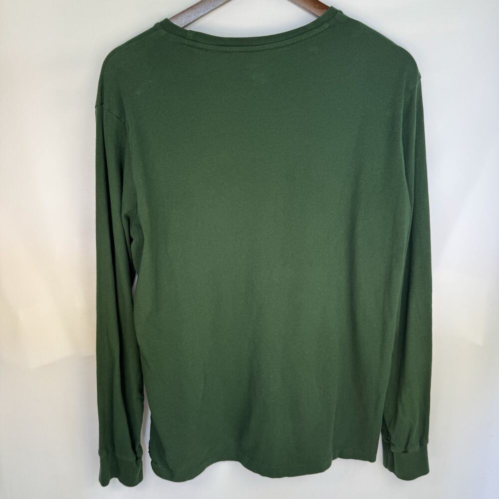 Polo Ralph Lauren Men’s M Long Sleeve T-Shirt Green Casual Tee Preppy Classic - Picture 6 of 7